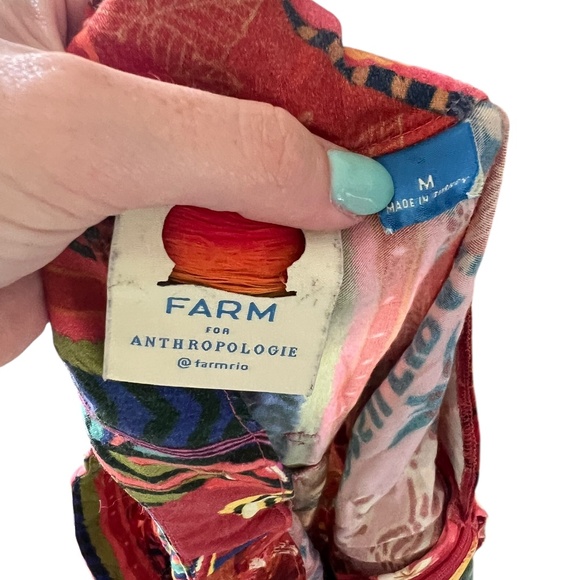 Farm Rio Dulcinea Romper Medium Colorful Resortwear - Picture 3 of 6